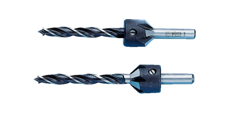 Aufsteckversenker 4 mm für Maschinenholzspiralbohrer