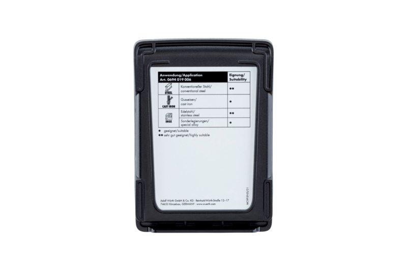Kegelsenker Sortiment 6-teilig. Grünring HSCO 90° DIN 335 C