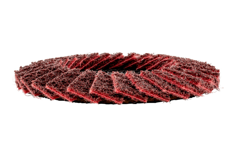 Vlies-Lamellenfächerschleifscheibe RED PERFECT 3D SHLFSHB-NYLVLI-MITTEL-115X22,2