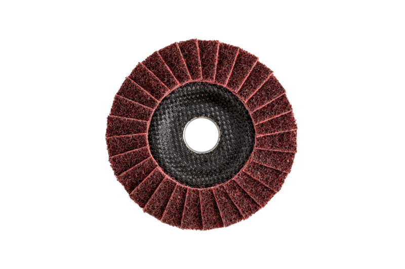Vlies-Lamellenfächerschleifscheibe RED PERFECT 3D SHLFSHB-NYLVLI-MITTEL-125X22,2