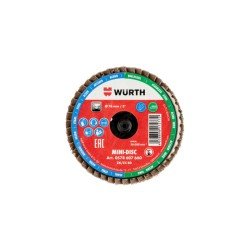 Lamellenfächerscheibe Mini-Disc Zirkonkorund Ø 76 mm