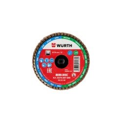 Lamellenfächerscheibe Mini-Disc Zirkonkorund Ø 76 mm
