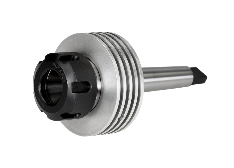 Spannzangenfutter mit Kühlrippen