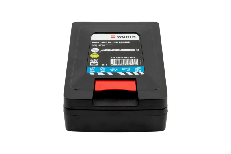 Spiralbohrer-Sortiment SMART STEP EU+ HSS DIN 338 19-teilig