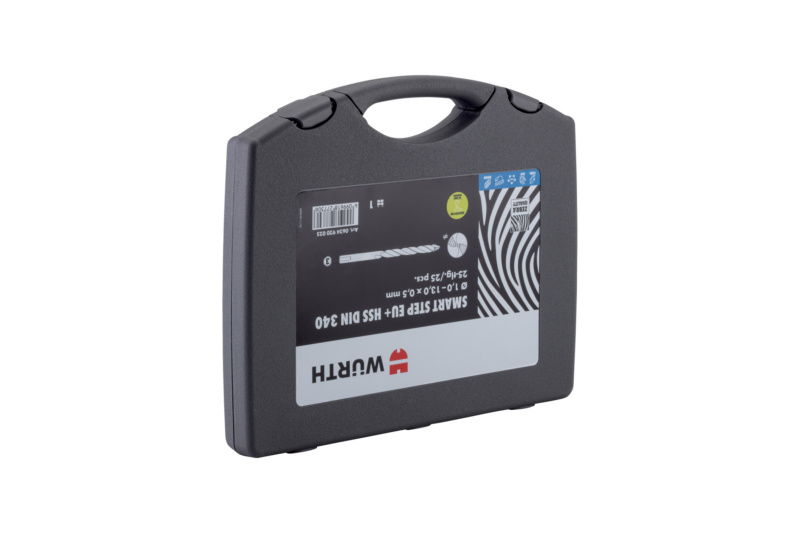 Spiralbohrer-Sortiment SMART STEP EU+ HSS DIN 340 25-teilig