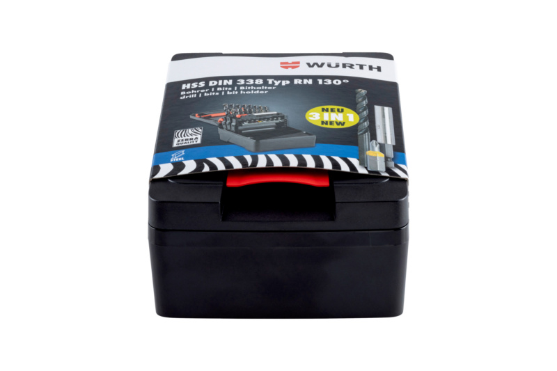 3-in-1-Sortiment BO-MET-SET-HSS-DIN338-N-130°-BIT-28TLG