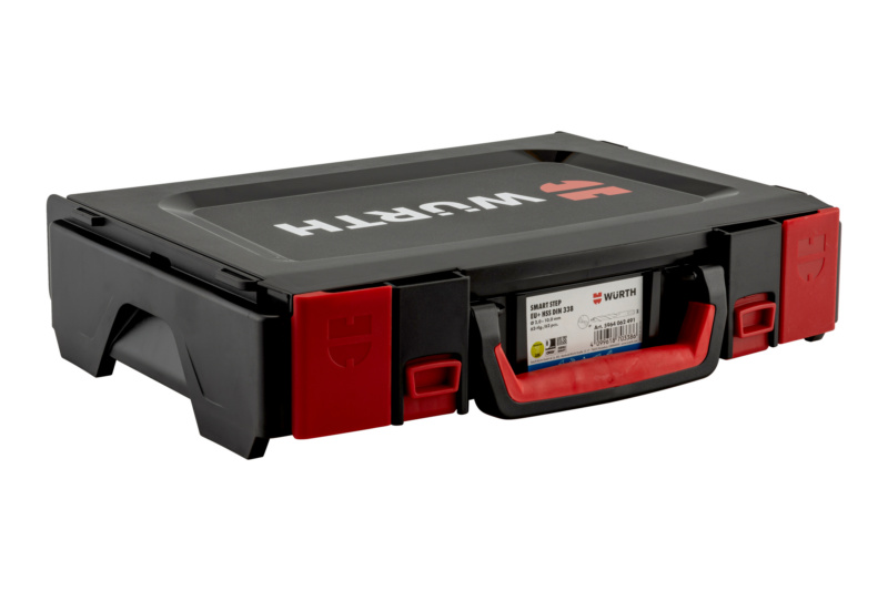 Spiralbohrer-Sortiment mit SMART STEP EU+ HSS DIN 338 62-tlg.