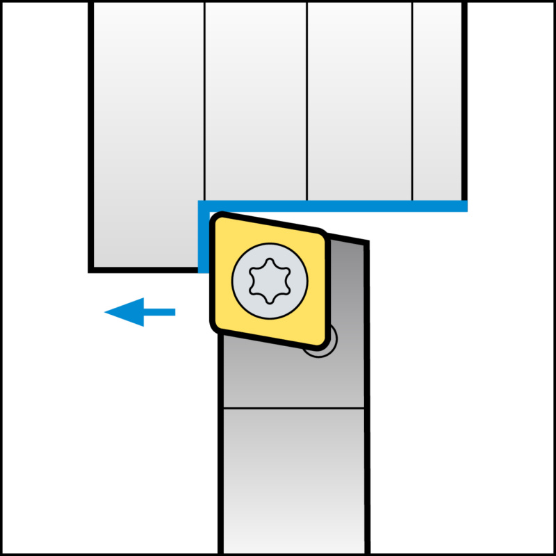 ISO-Klemmhalter mit S-Klemmsystem für CC Wendeschneidplatten