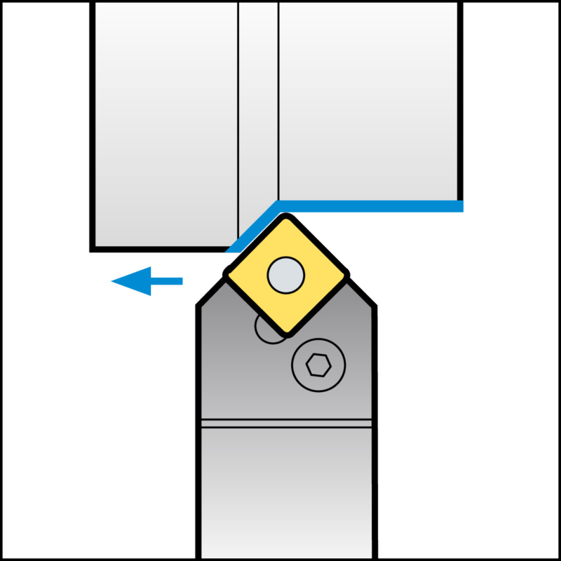 ISO-Klemmhalter mit P-Klemmsystem für SN Wendeschneidplatten