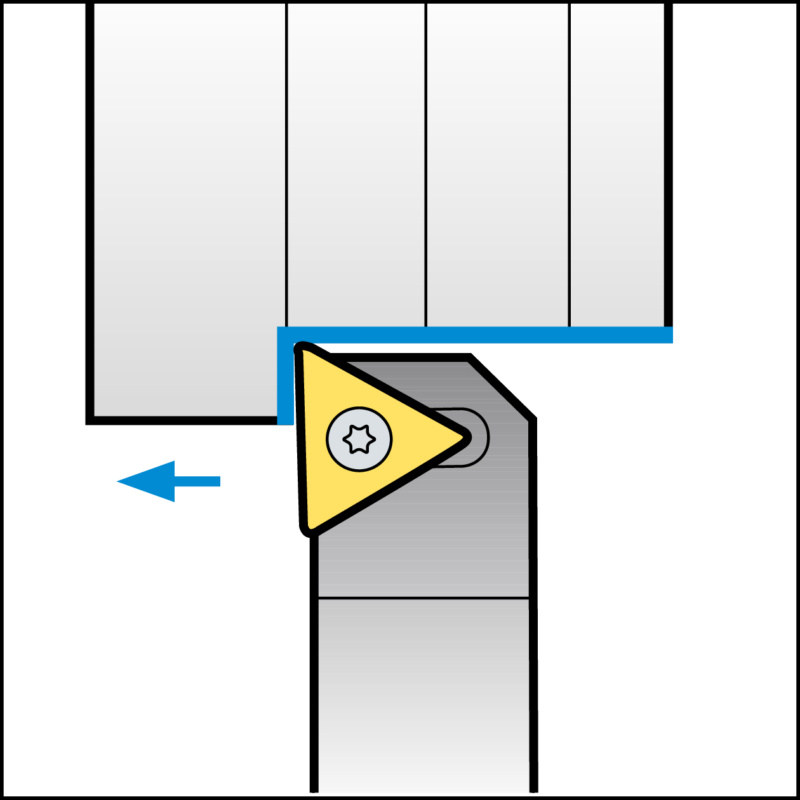 ISO-Klemmhalter mit S-Klemmsystem für TC Wendeschneidplatten
