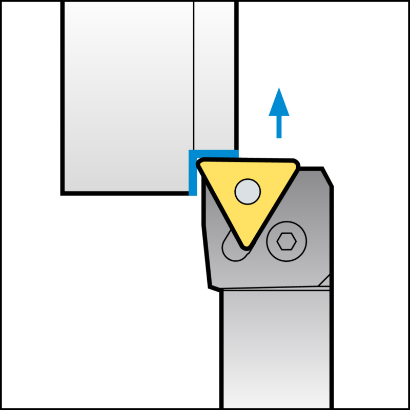 ISO-Klemmhalter mit P-Klemmsystem für TN Wendeschneidplatten