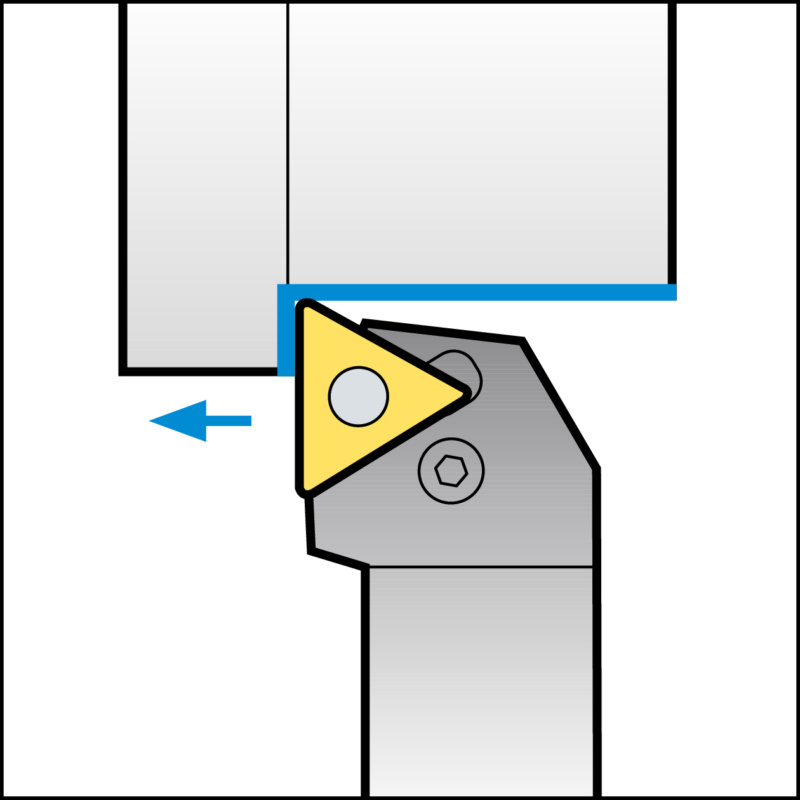 ISO-Klemmhalter mit P-Klemmsystem für TN Wendeschneidplatten