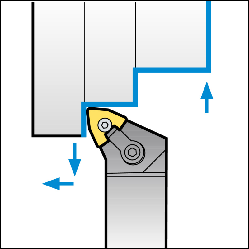 ISO-Klemmhalter mit M-Klemmsystem für WN Wendeschneidplatten