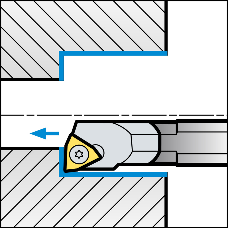 ISO-Klemmhalter mit S-Klemmsystem für WB Wendeschneidplatten