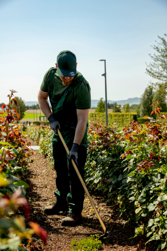 Gartenhacke mit Zinken GARTHACK-ST/HO-2ZINKEN-1350X270MM