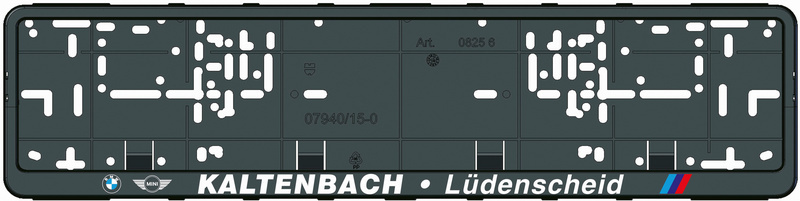 Kennzeichenbefestigung Klapp-Fix Plus bedruckt KSB-BEDR-(KLAPPFIX-PLUS)-4FARB-52