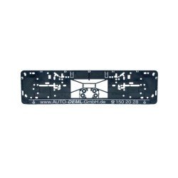 Kennzeichenbefestigung Clipster komplett bedruckt KSB-KOMPL-PL/LST-1FARB-CLIPSTE