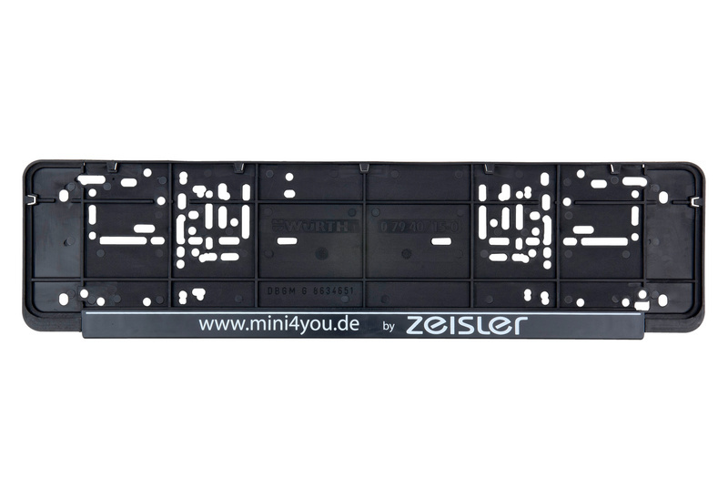 Kennzeichenbefestigung Classic komplett bedruckt 460 mm