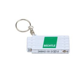 Schlüsselanhänger Mini-Gliedermaßstab MSTAB-SHSLANHAENG-BEDR-KST-WEISS-1FARB