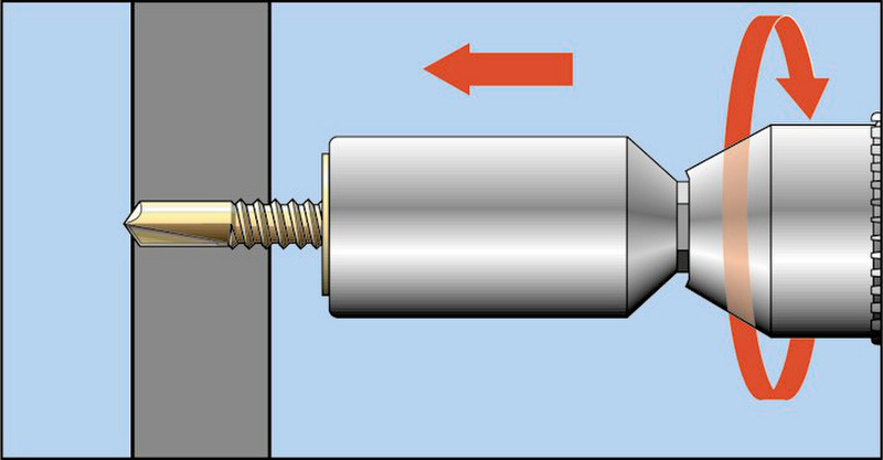 Bohrschraube Sechskantkopf und Gewindestift Varibos M6 x 6