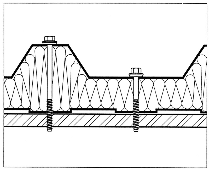 Fassadenbauschraube 6,3x100 mit Sechskantkopf und Dichtscheibe Faba Typ BZ