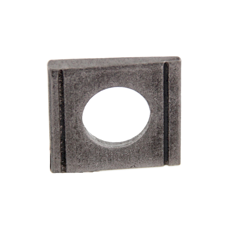 Scheibe, 4-kant, keilförmig Ø 22 mm DIN 434, Stahl blank für U-Träger