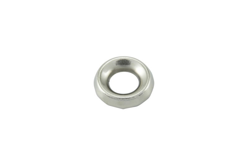 Rosette Form 4 7,0 mm Messing, vernickelt (E2J)
