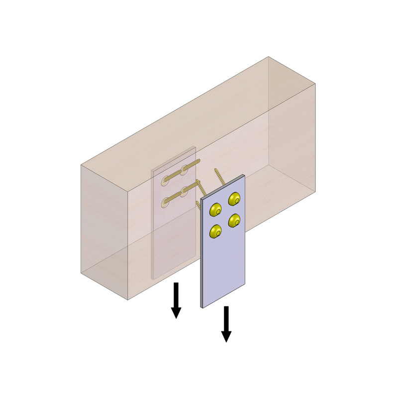 Winkelscheibe 45° Langloch WNKLSHB-SE-45GRD-GUSS-(A3K)-8,5X4