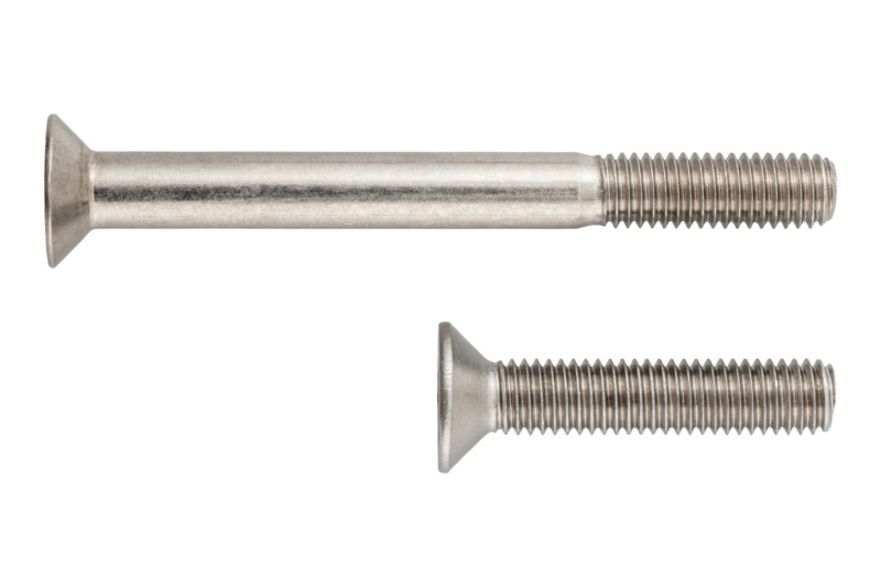 Senkschraube mit Innensechskant ISO 10642, Edelstahl A2-070, blank