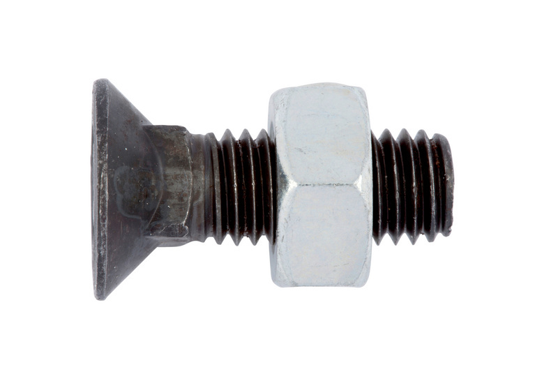 Senkschraube mit niedrigem Vierkantansatz M12 x 30