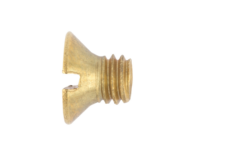 Senkschraube mit Schlitz M1,6 x 4 DIN 963, Messing, blank