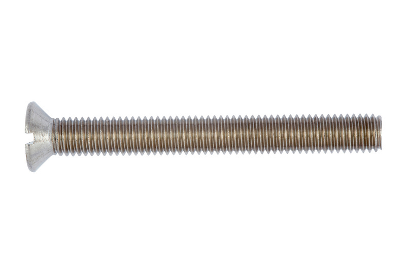 Senkschraube mit Schlitz 1 x 3 DIN 963, Edelstahl A2, blank