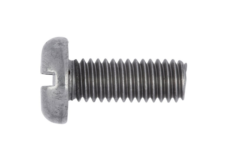 Flachkopfschraube mit Schlitz M3 x 40 DIN 85, Stahl 4.8, blank