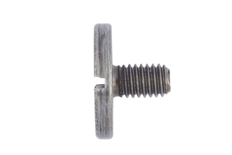 Flachkopfschraube mit Schlitz und großem Kopf M3 x 8 DIN 921, Stahl 5.8, blank