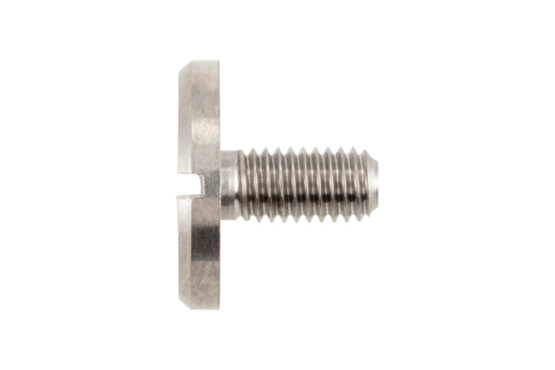 Flachkopfschraube mit Schlitz und großem Kopf M3 x 6 DIN 921 Edelstahl A1, blank
