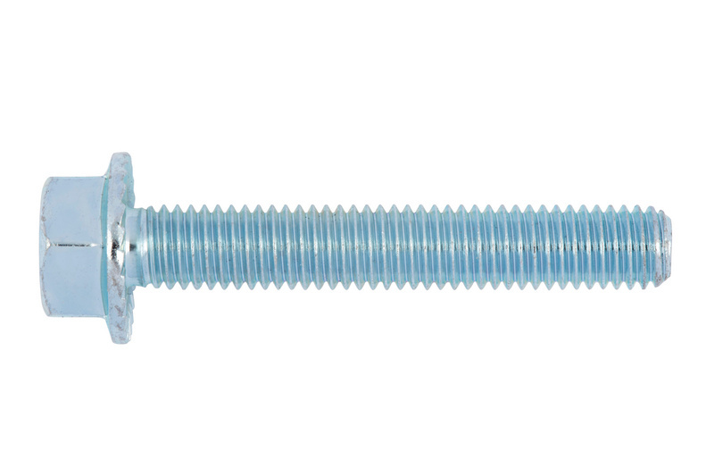 Sperrzahnschraube Sechskantkopf mit Flansch M6 x 20
