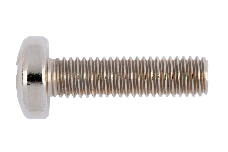 Linsenschraube mit Kreuzschlitz Z M5 x 6 DIN 7985, Stahl 4.8, vernickelt (E2J)