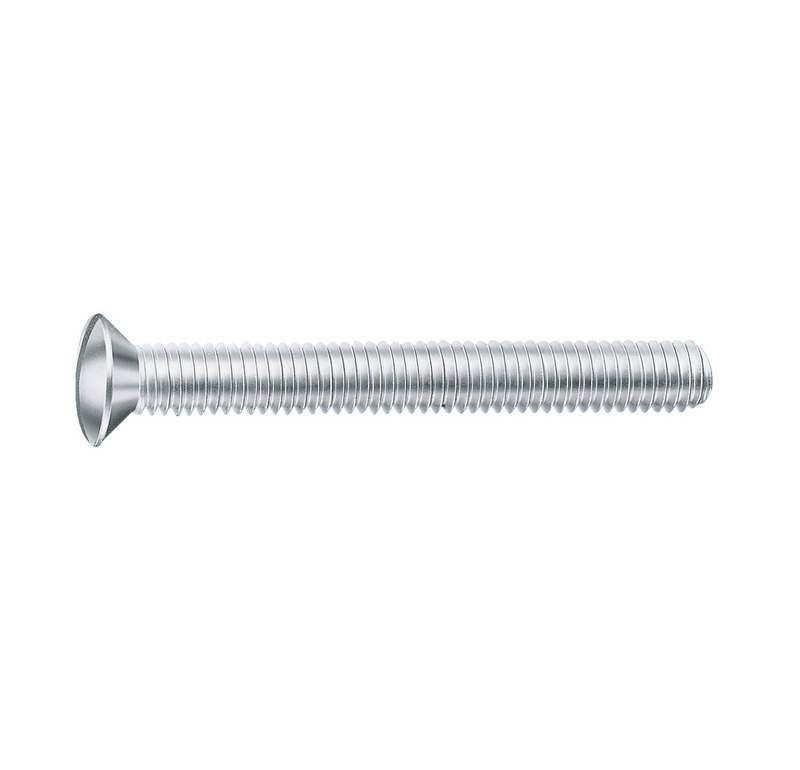 Linsensenkschraube mit Schlitz M6 x 16 DIN 964, Stahl 4.8, verchromt (F2J)