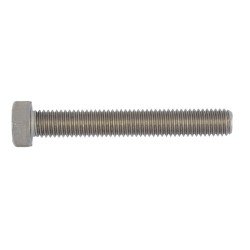 Sechskantschraube mit Gewinde bis Kopf M8 x 20 ISO 4017, Edelstahl A2-70, blank