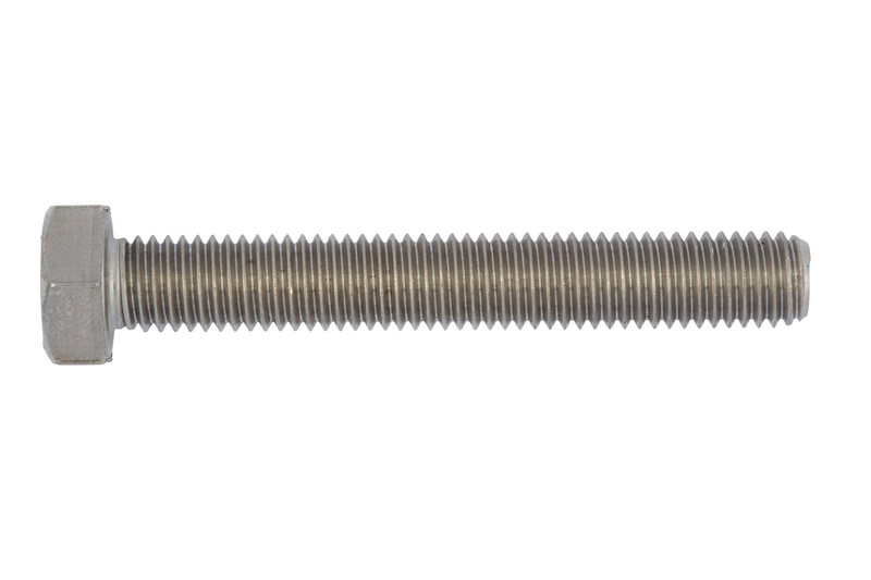 Sechskantschraube mit Gewinde bis Kopf ISO 4017, Edelstahl A4-70, blank
