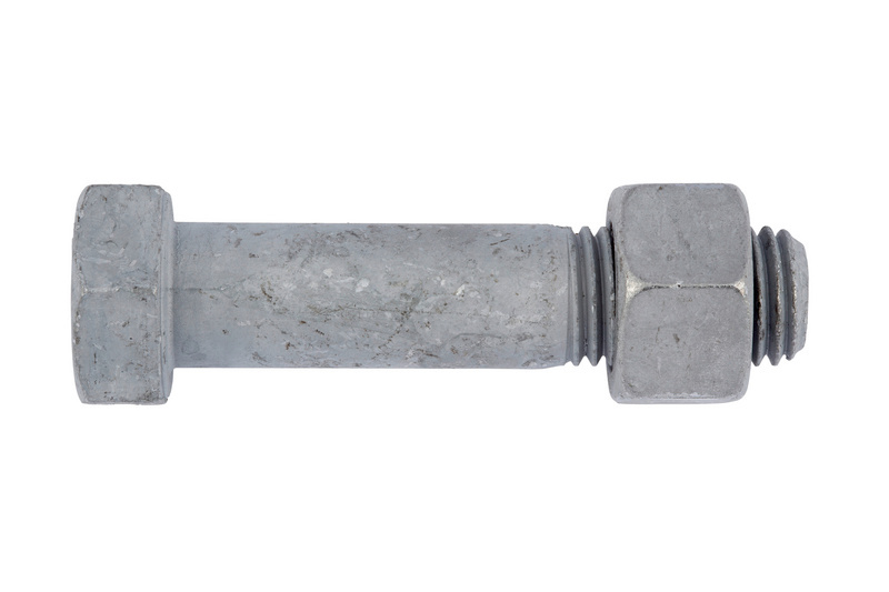 Sechskantschraube mit Schaft SB-GARNITUR DIN EN 15048-1 M12 x 75