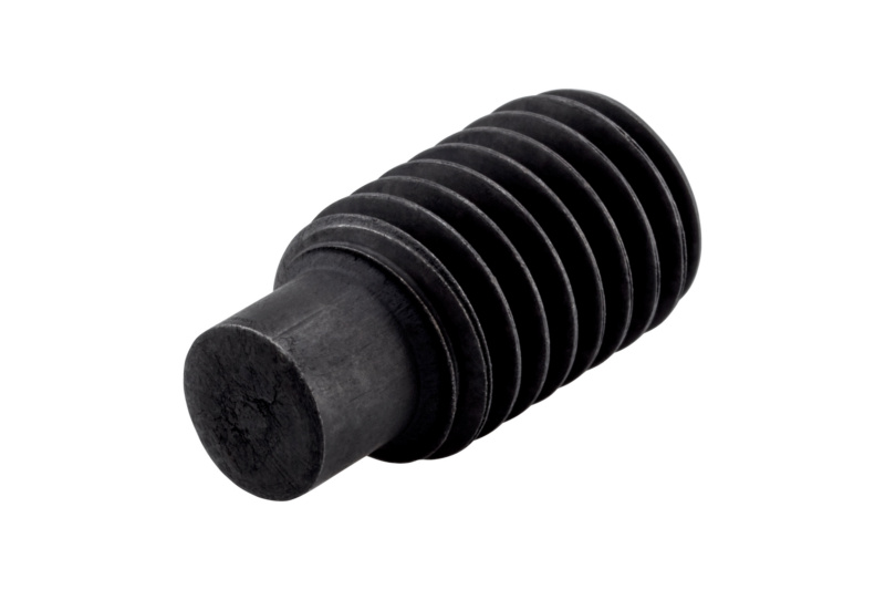 Gewindestift mit Innensechskant und Zapfen ISO 4028, Stahl 45H, blank