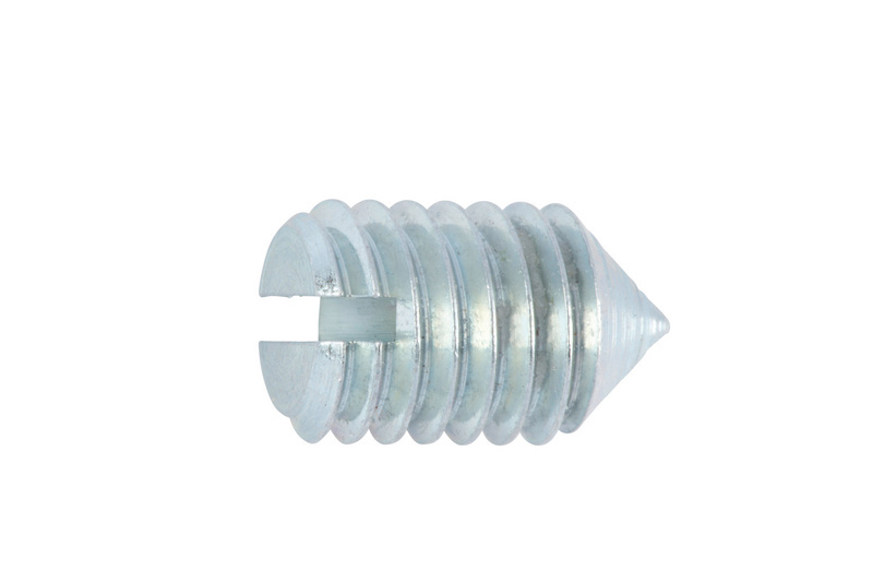 Gewindestift mit Schlitz und Spitze 3 x 5