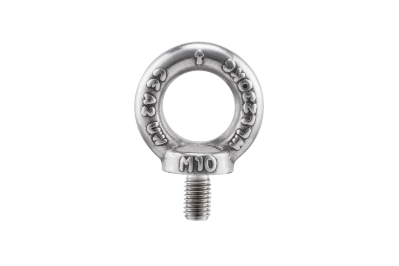 Ringschraube M 8 DIN 580, Edelstahl A2 blank, geschmiedet