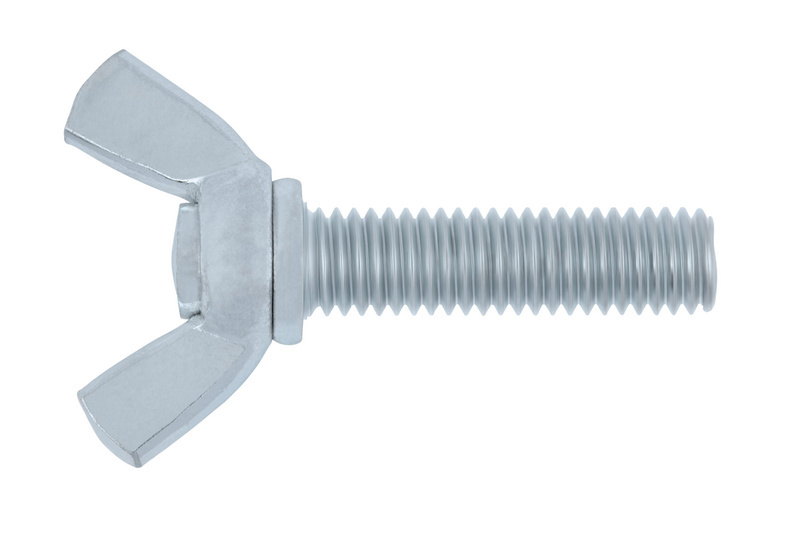 Flügelschraube eckige Flügelform M5 x 10