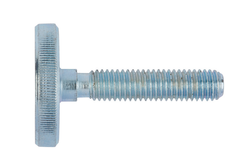 Rändelschraube, niedrige Form M5 x 35