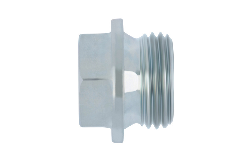 Verschlussschraube mit Außensechskant, kurzer Einschraubzapfen M 18x1,5