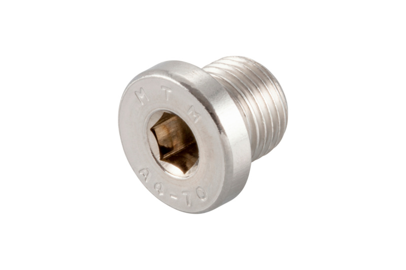 Verschlussschraube mit Bund und Innensechskant Zoll 1/8"