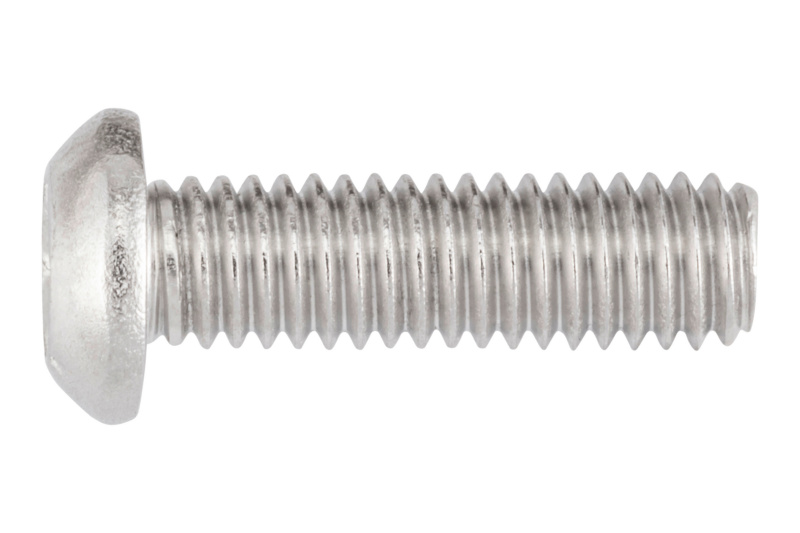 Schraube abgeflachter Halbrundkopf und Innensechskant M8 x 35