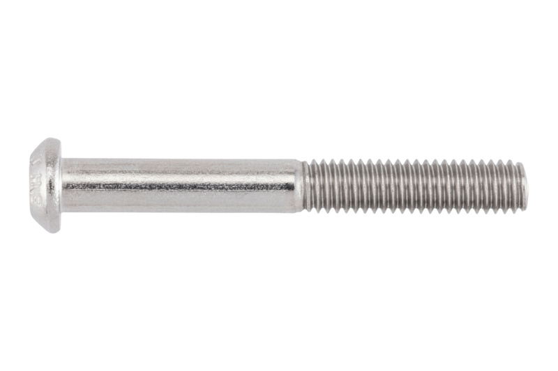 Schraube abgeflachter Halbrundkopf und Innensechskant M8 x 55